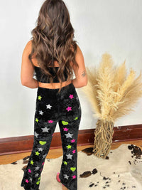 Thumbnail for Cruel Summer Sequins and Feathers Set - Black