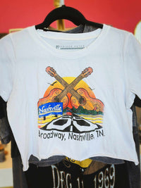 Thumbnail for Nashville Broadway 65 Crop T shirt