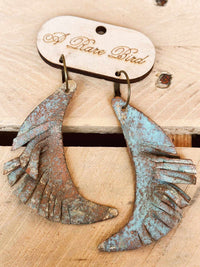 Thumbnail for Feather Leather Earrings