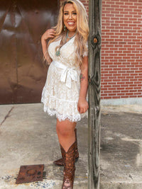 Thumbnail for Wrapped Up In Your Arms Lace Dress-Dresses-Southern Fried Chics