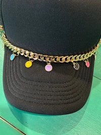 Thumbnail for Colorful Smiley Trucker Hat Chain