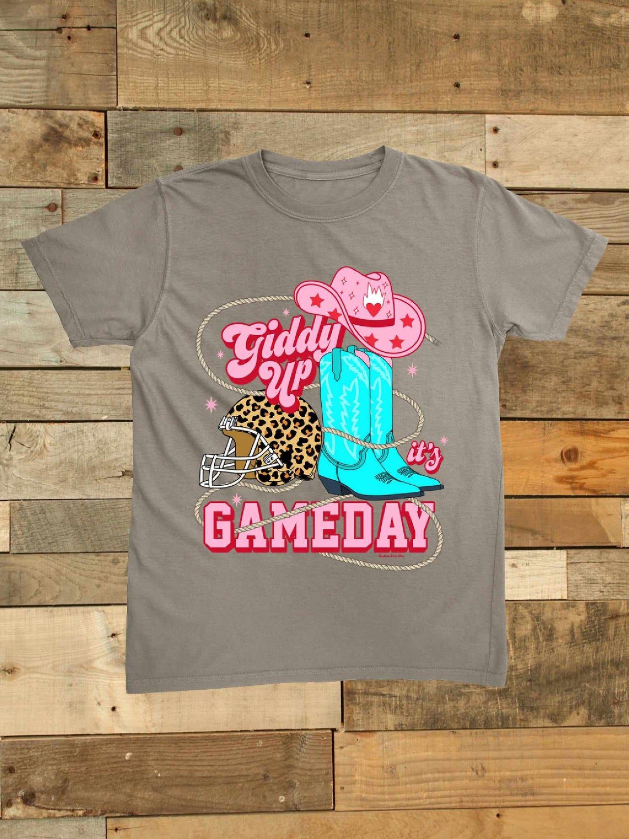 Giddy Up It's Gameday Comfort Color T shirt