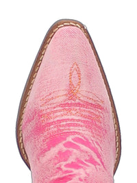 Thumbnail for Yall Need Dolly Denim Bootie by Dan Post - Pink