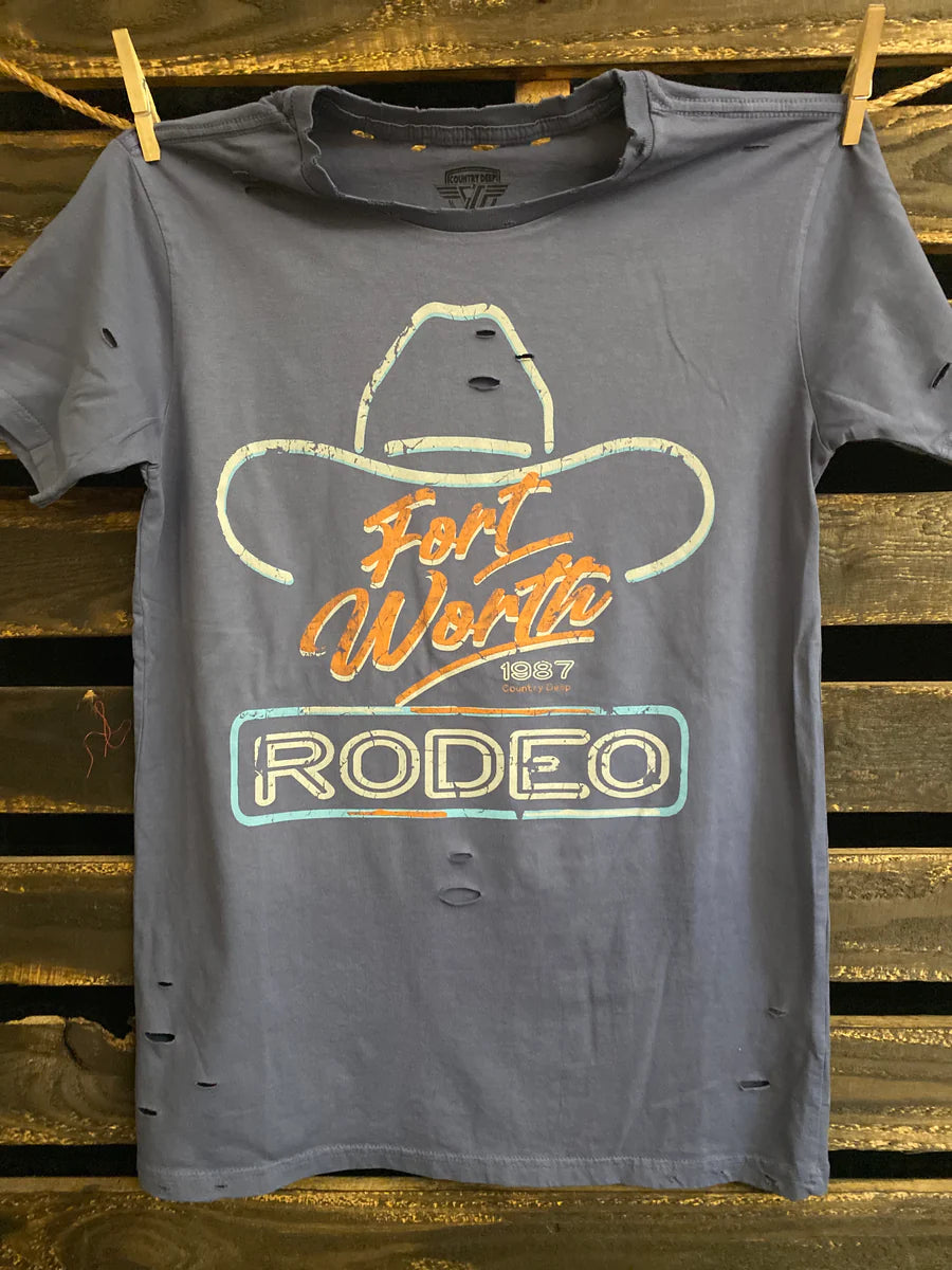 Fort Worth Rodeo Distressed T shirt