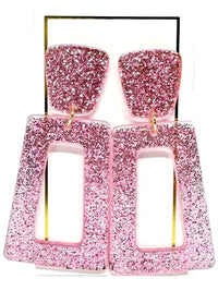 Thumbnail for Kennedy Earrings - Pink Glitter