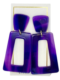 Thumbnail for Kennedy Earrings - Purple Amethyst
