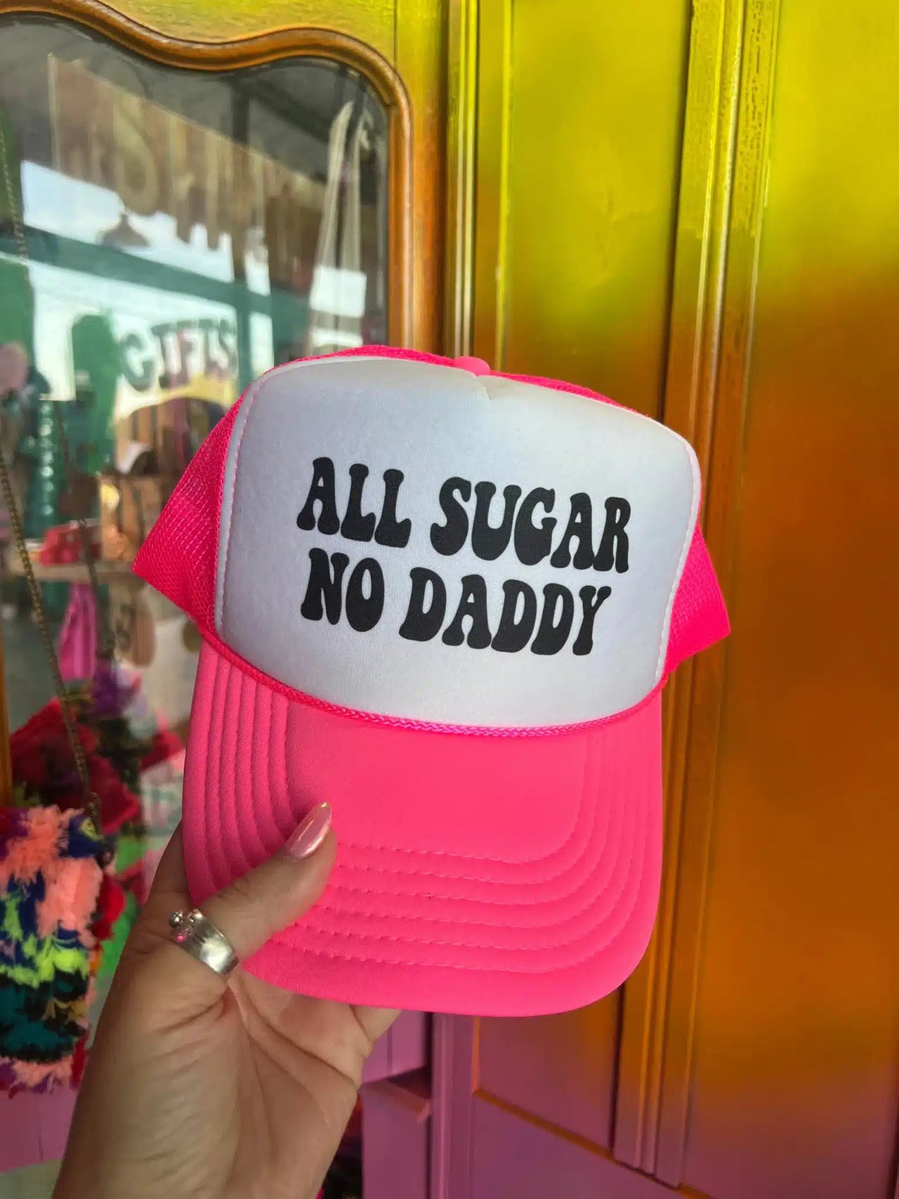All Sugar No Daddy Hat - Pink