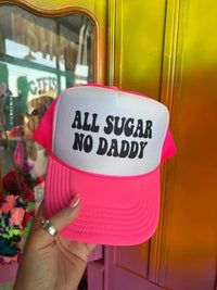Thumbnail for All Sugar No Daddy Hat - Pink