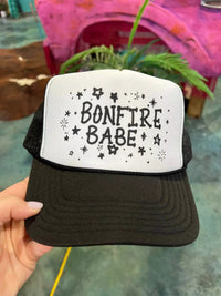 Thumbnail for Bonfire Babe Hat - Black
