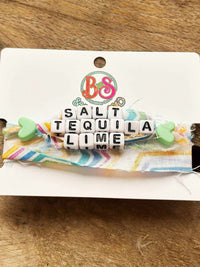 Thumbnail for Salt Tequila Lime Beaded Wrap Bracelet