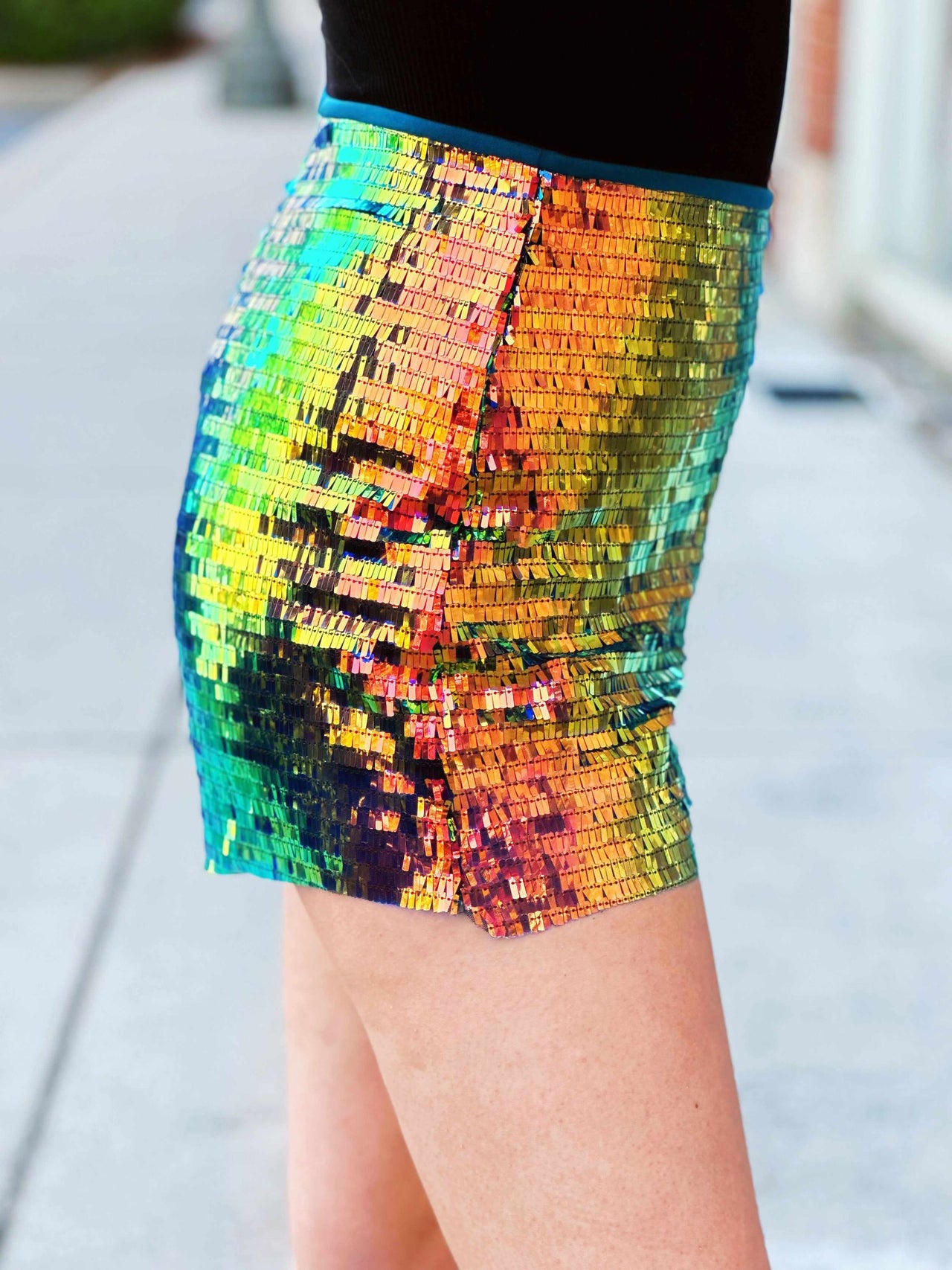 Wined And Dined Sequin Shorts - Multi