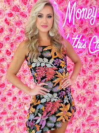 Thumbnail for FLoral sequin dress