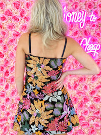 Thumbnail for Sequin floral dress
