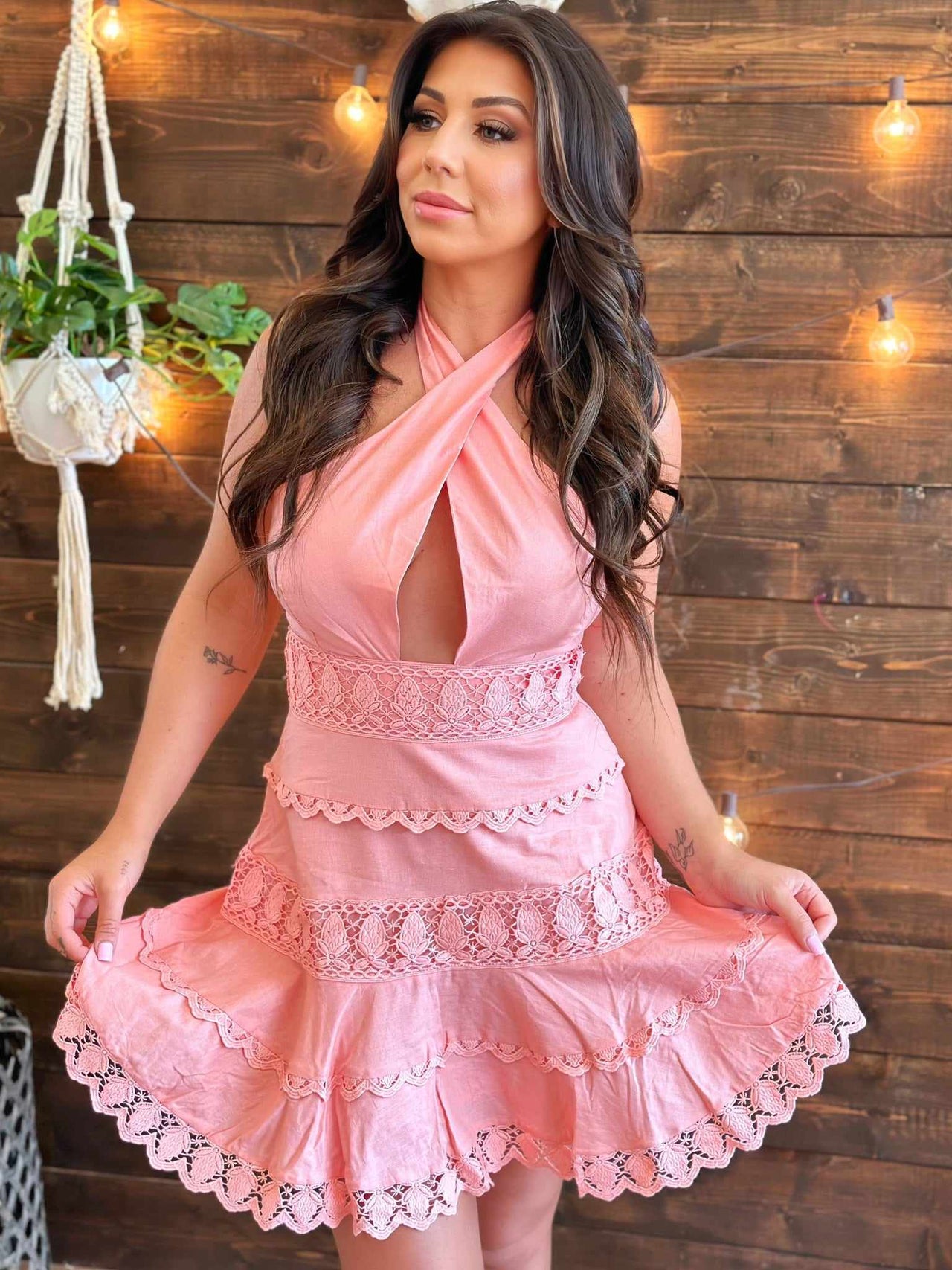 Dreaming About You Dress - Peach