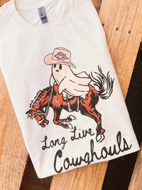 Thumbnail for Long Live Cowghouls T shirt - White
