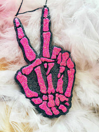 Thumbnail for Peace Skeleton Freshie - Pink