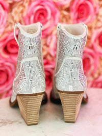 Thumbnail for Morgan Maze Sparkle Bootie by Very G - Silver