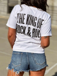 Thumbnail for Elvis King Of Rock T shirt