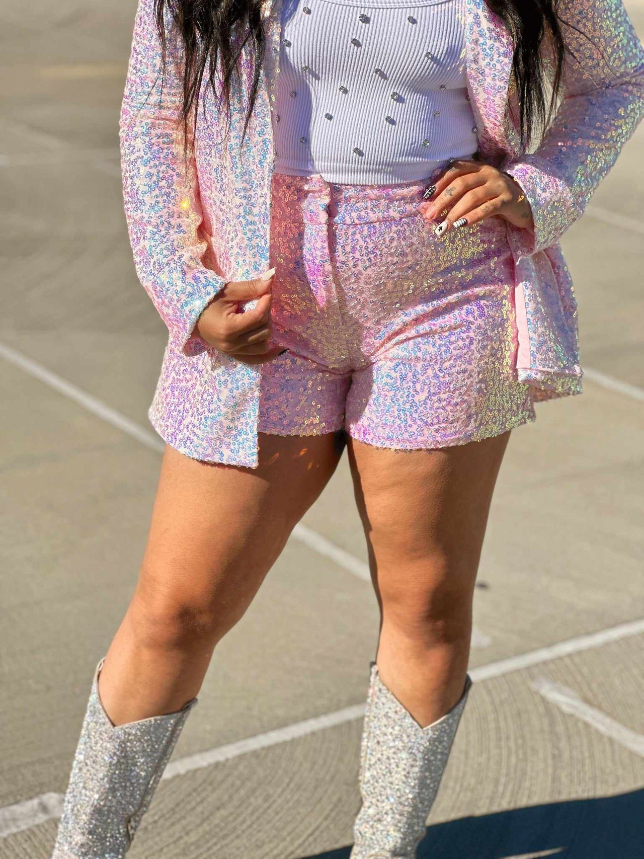 The Sweetest Moments Sequin Shorts