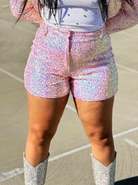 Thumbnail for The Sweetest Moments Sequin Shorts