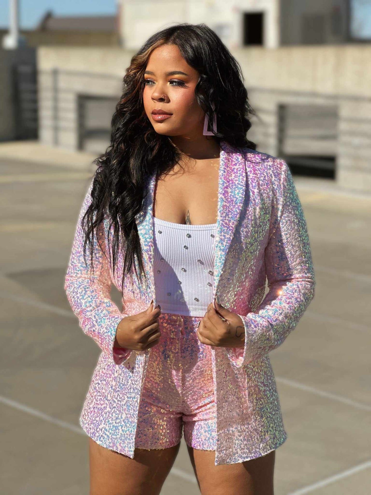 The Sweetest Moments Sequin Blazer