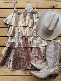 Thumbnail for Lavender Wild Side Ruffle Dress