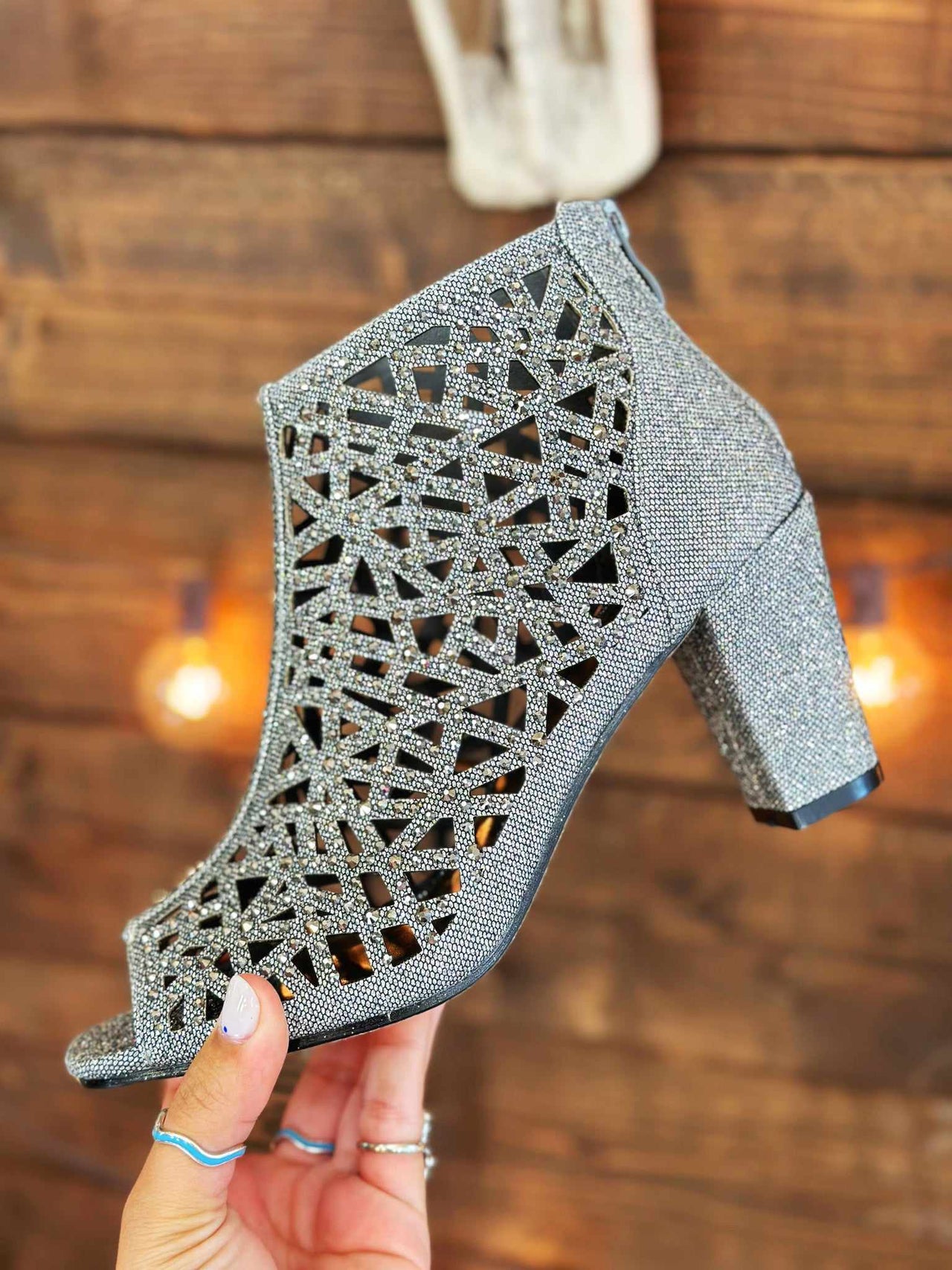 Stevie's Stand Back Heels - Pewter