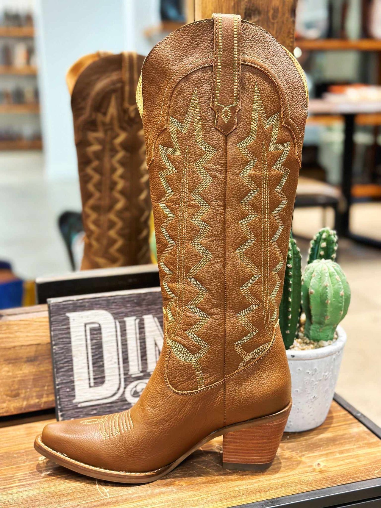 High Cotton Boot by Dingo from Dan Post - Brown