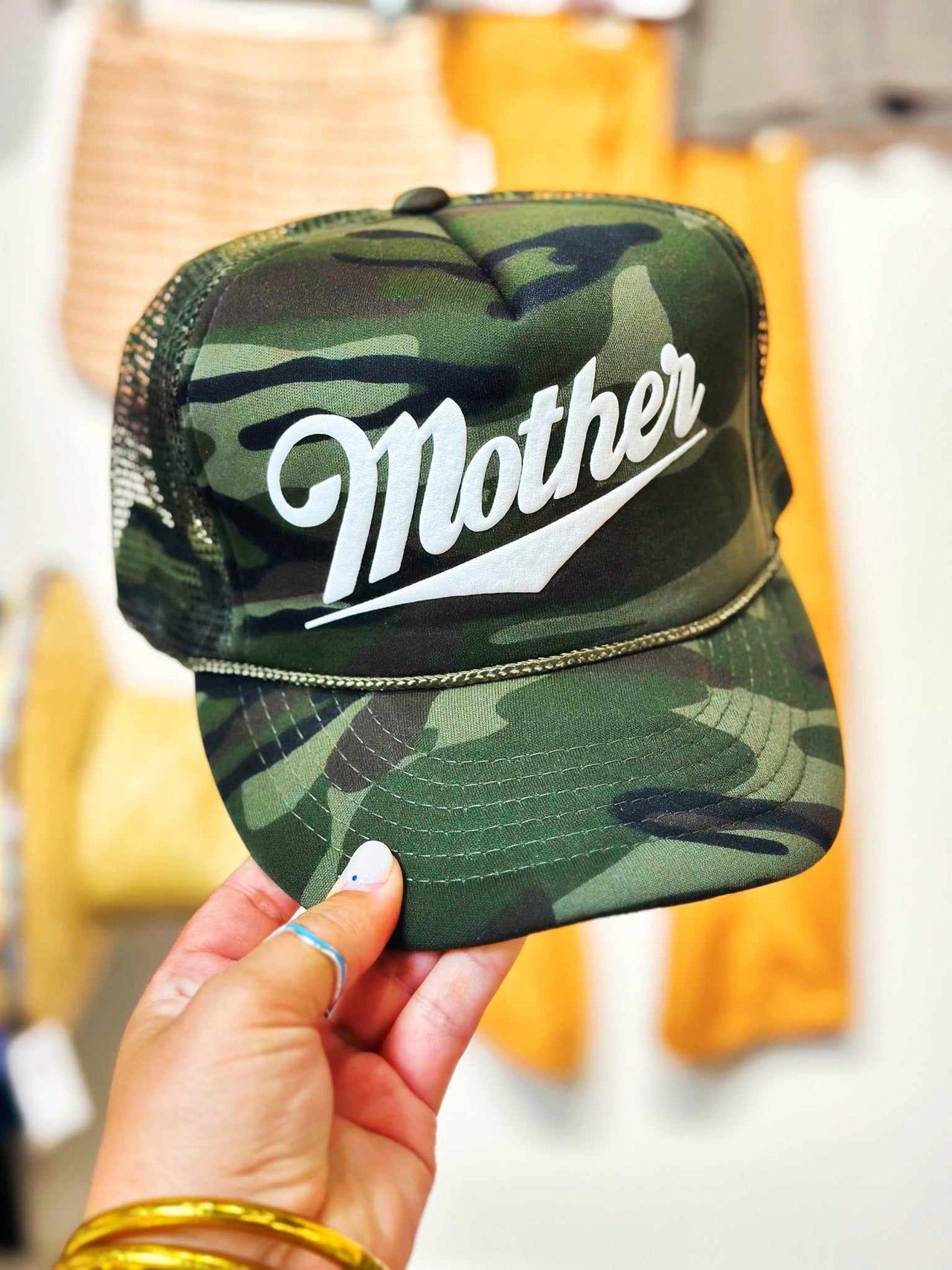 Mother Trucker Hat - Camo