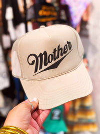 Thumbnail for Mother Trucker Hat - Khaki