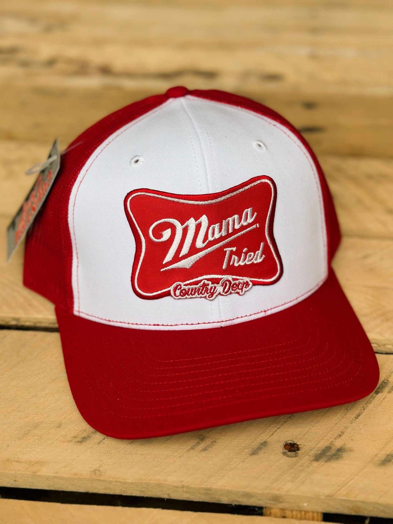 Mama Tried Patch Hat - Red