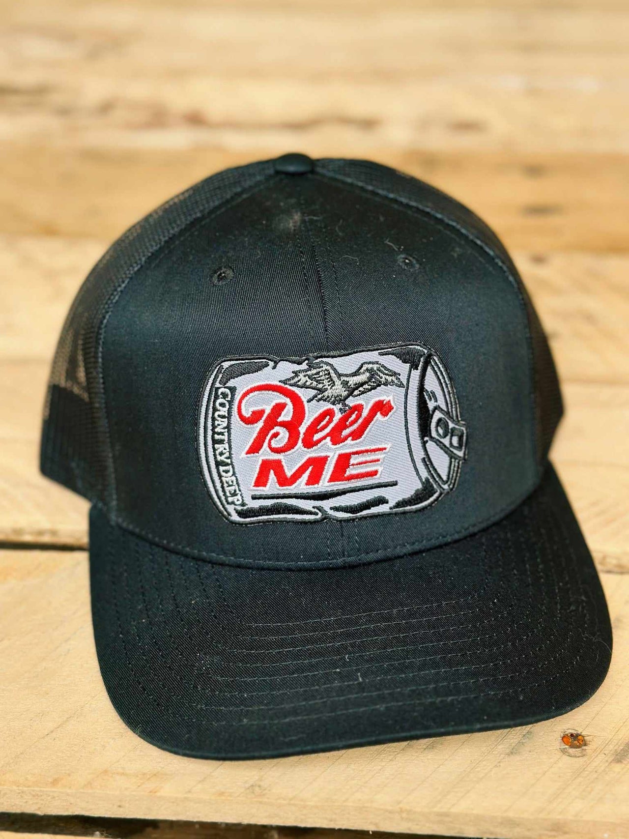 Beer Me Patch Hat - Black