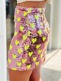 Thumbnail for PREORDER Lover Limelight Sequin Skirt