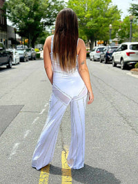 Thumbnail for I See You Lookin Jumpsuit - White