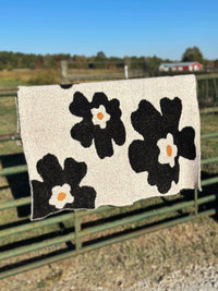 Thumbnail for Cuddle Up Blanket - Black Floral
