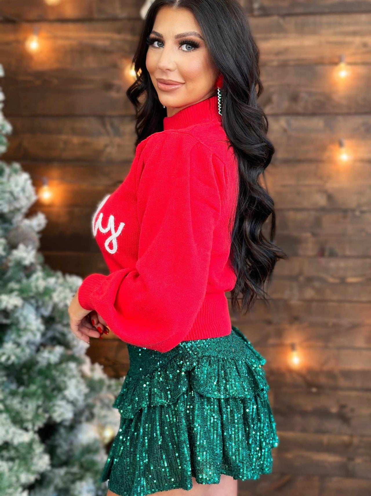 Holly Jolly Sweater - Red