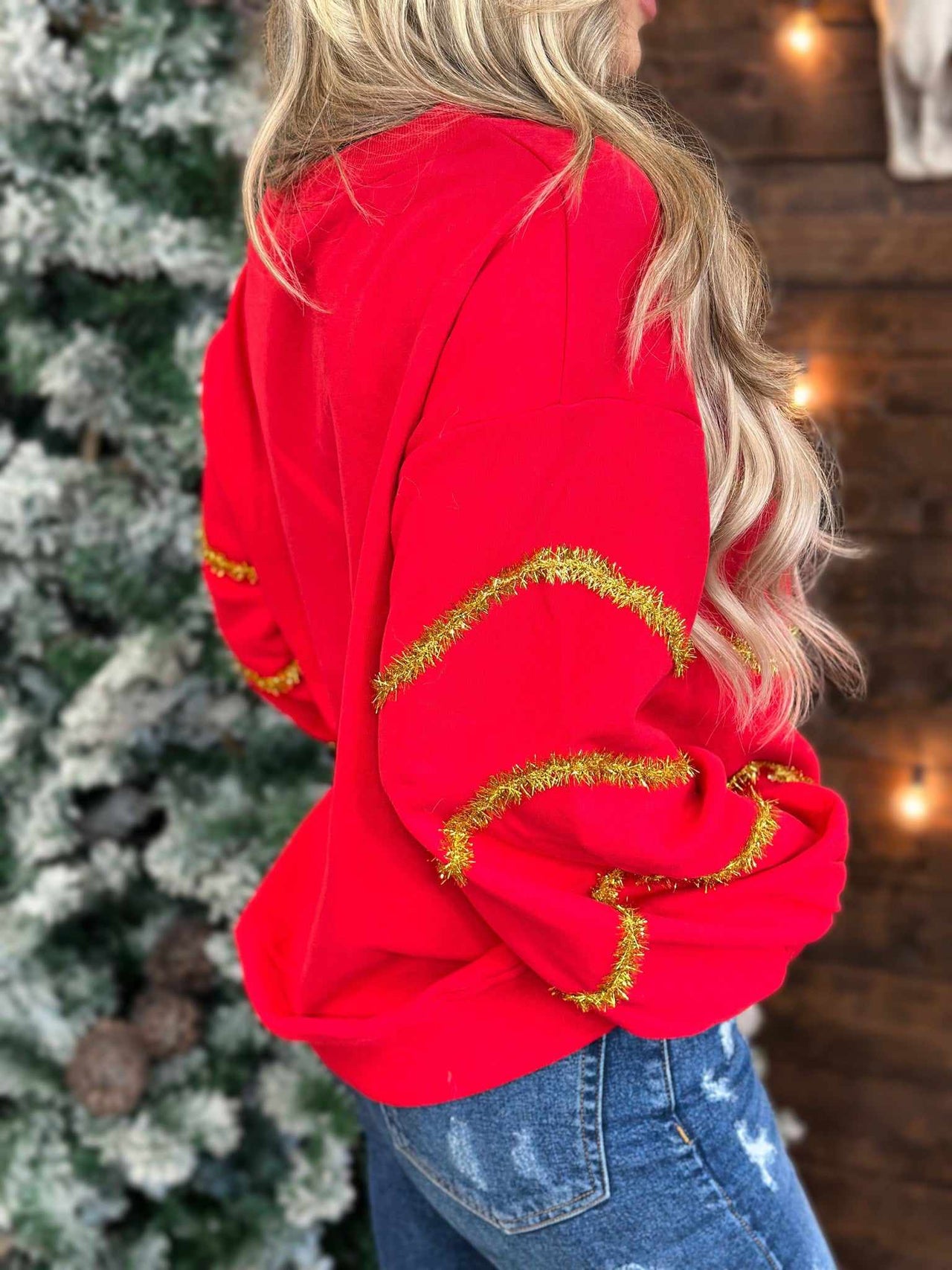 Oh Christmas Tree Sweater - Red