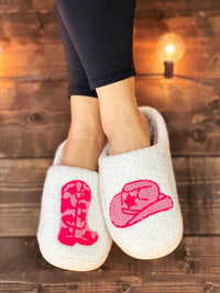 Thumbnail for Cowgirl Cozy Slippers