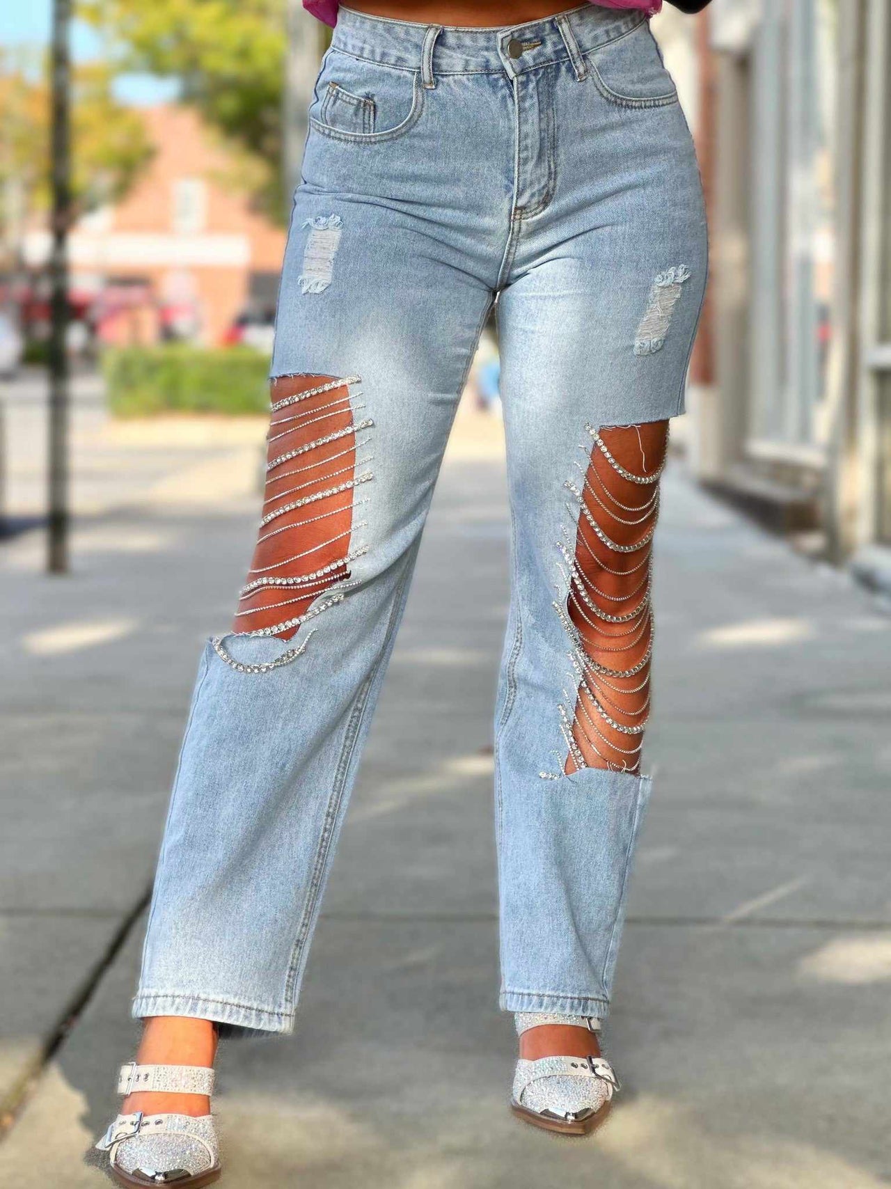 Dolly Rhinestone Jeans
