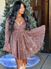 Thumbnail for PREORDER Perfect Timing Sequin Dress