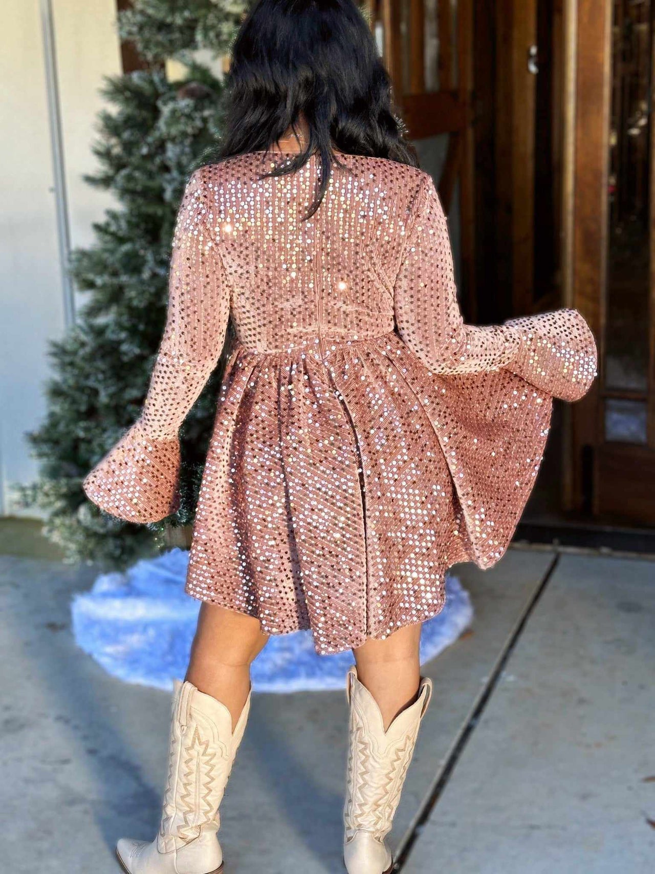PREORDER Perfect Timing Sequin Dress
