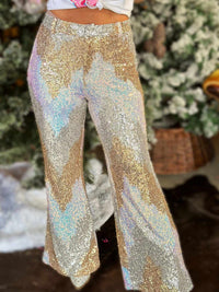 Thumbnail for Swept Away Sequin Pants