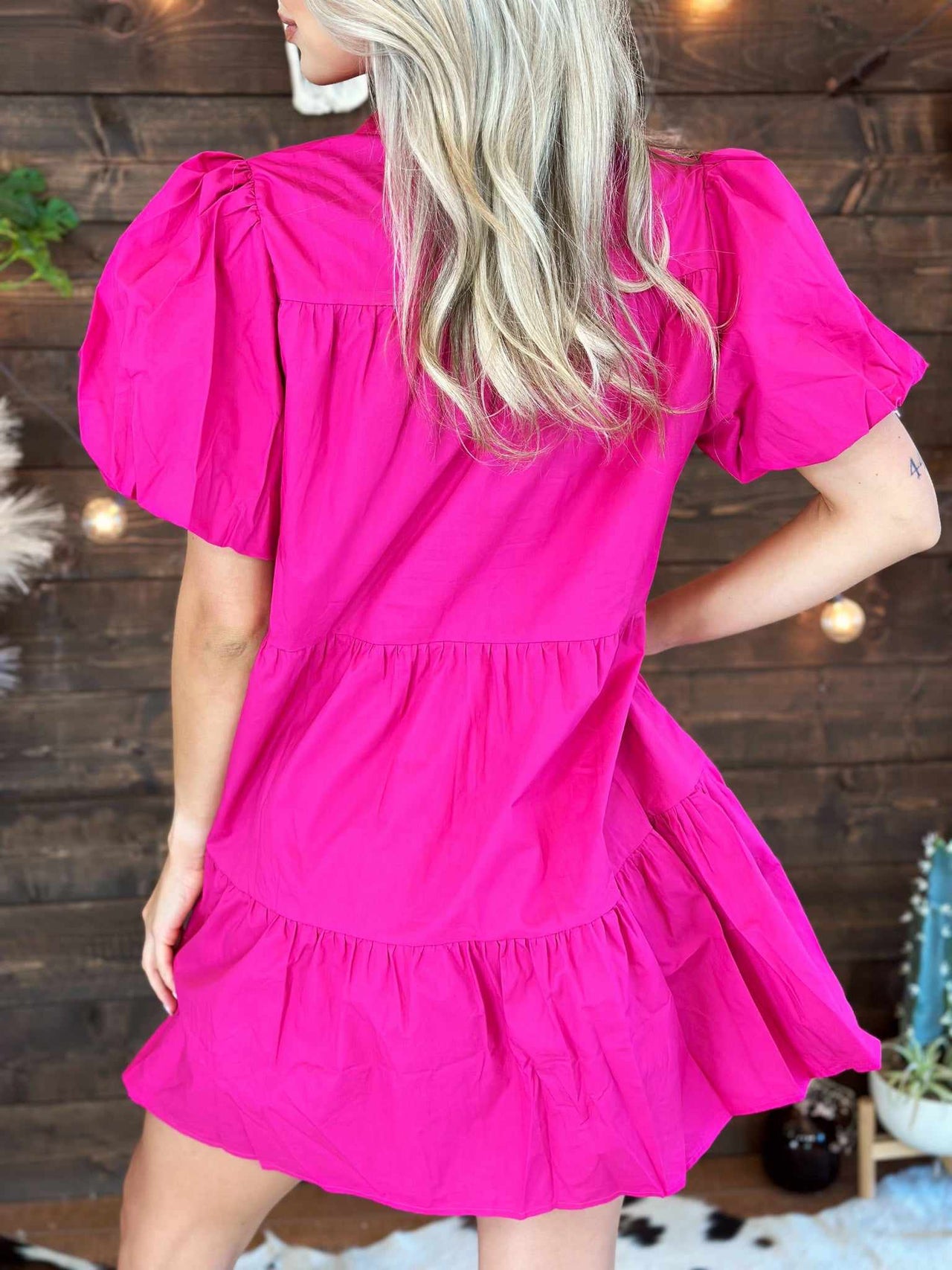 Classy Kick Off Dress - Pink