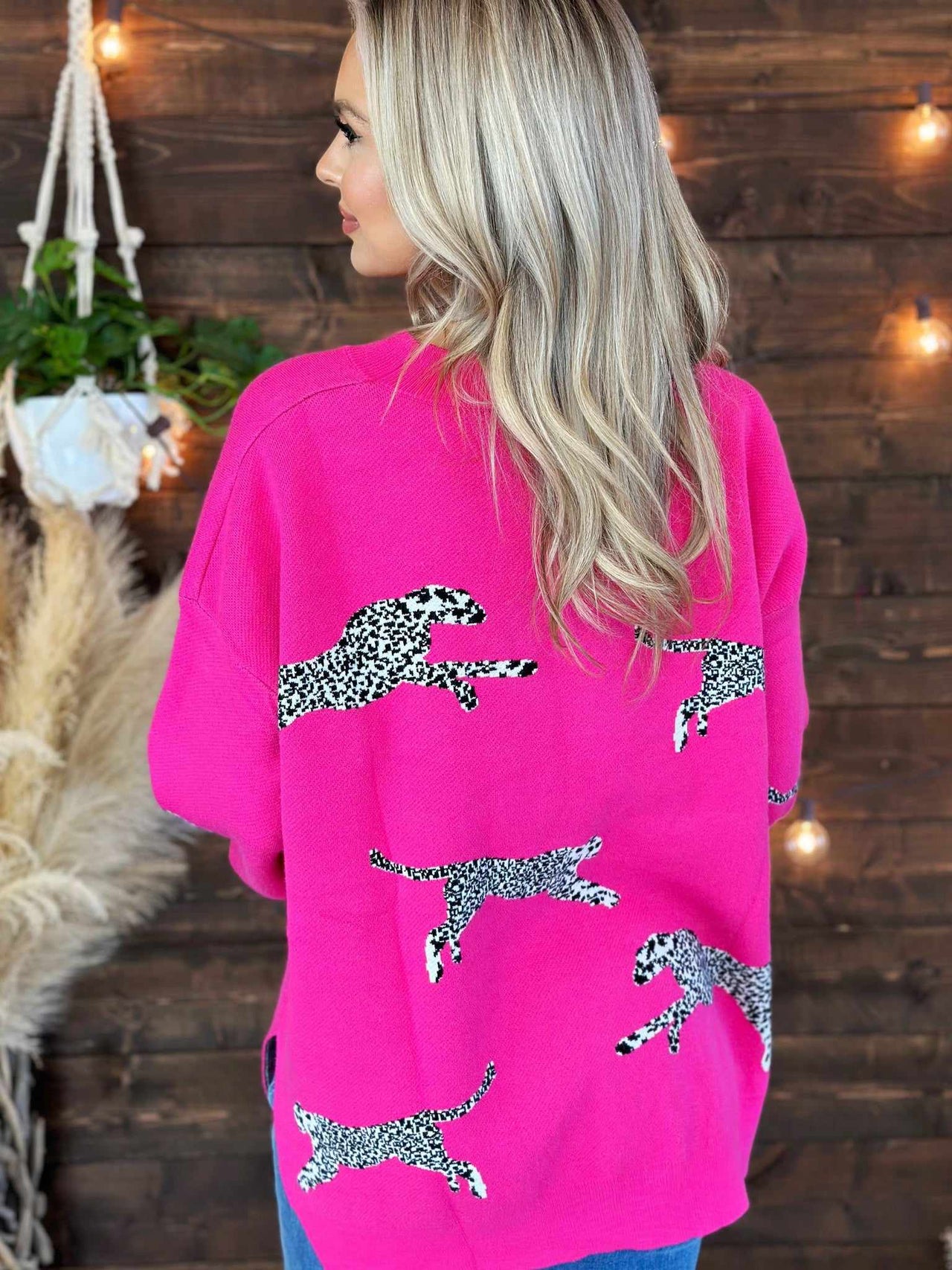 Wild About You Sweater - Pink