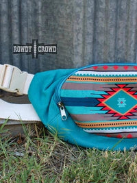 Thumbnail for Far Out Fanny Pack - Aztec Blue