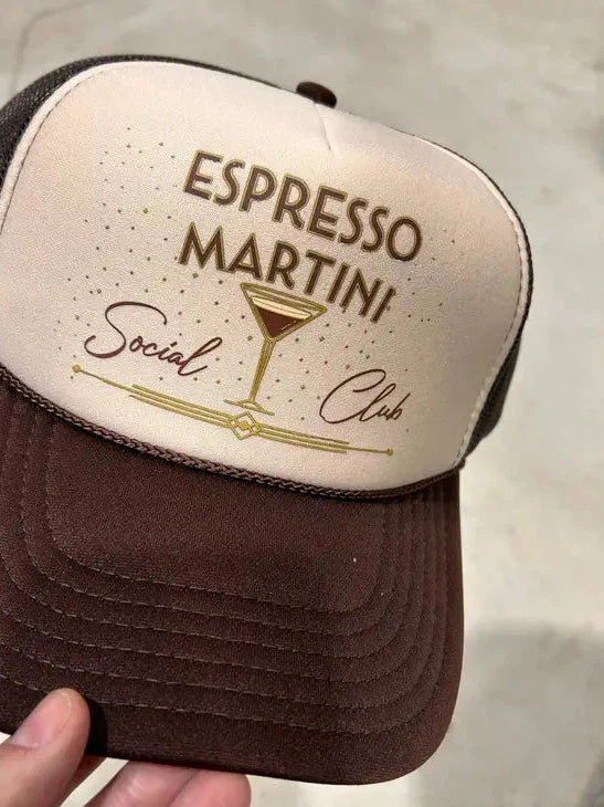 Espresso Martini Social Club Trucker Hat