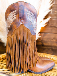 Thumbnail for Hit The Road Western Boots - Wide Calf