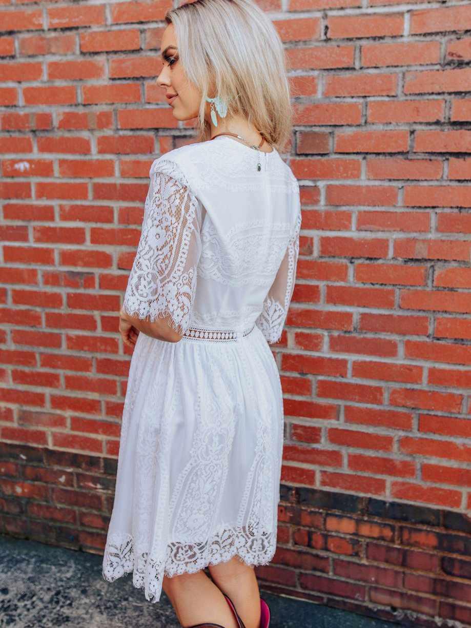 Anywhere With You Dress - White-Dresses-Southern Fried Chics