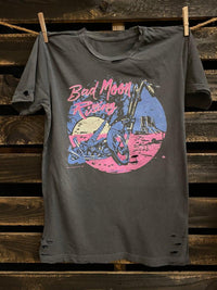 Thumbnail for Bad Moon Rising Distressed Tee-T Shirts-Southern Fried Chics