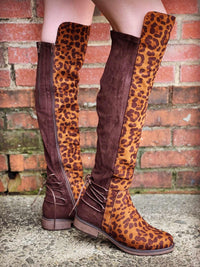 Thumbnail for Barcelona-22 Leopard Boot-Boots-Southern Fried Chics